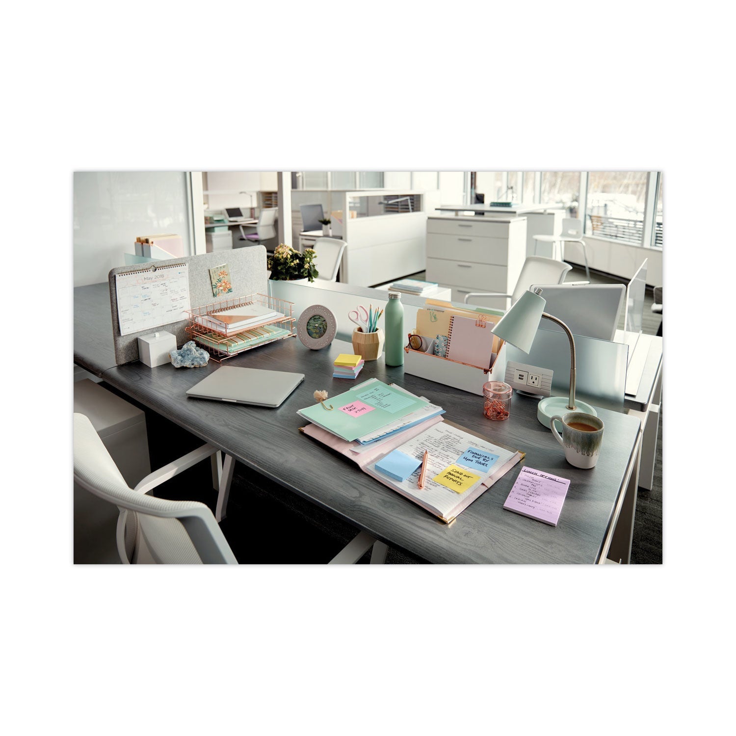 Post-it Original Recycled Note Pads, 3" x 3", Sweet Sprinkles Collection Colors, 100 Sheets/Pad, 12 Pads/Pack